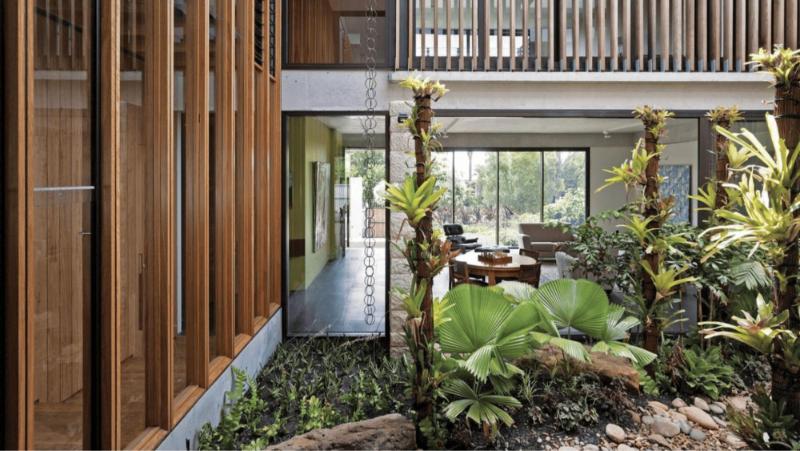 Bố trí công năng bên trong căn nhà vườn nhỏ