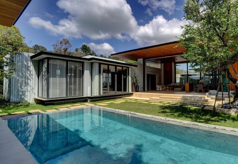 Mẫu thiết kế biệt thự 1 tầng với không gian rộng thoáng được bố trí theo hướng mở