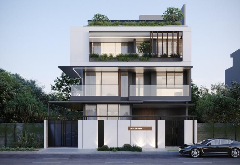 Các mẫu biệt thự đẹp, đẳng cấp với 4 tầng cực kỳ rộng rãi