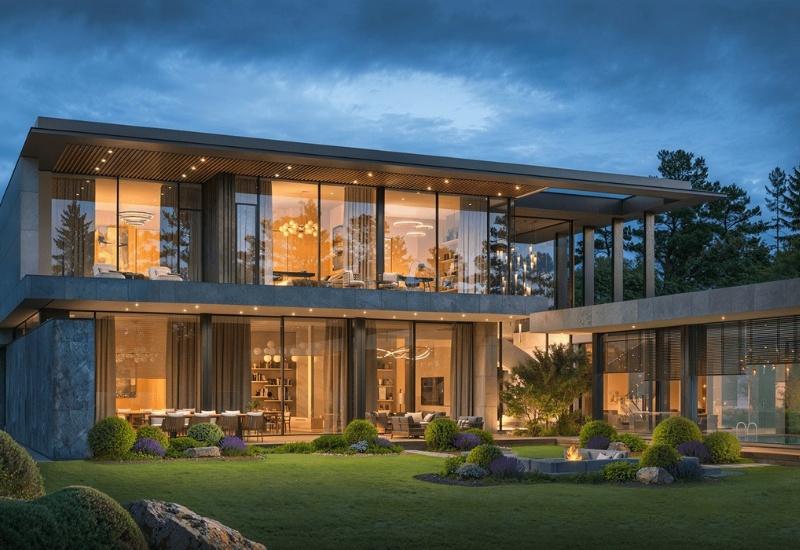 Mẫu biệt thự đẹp có thêm sân vườn mang đến không gian thoáng đãng, mắt mẻ