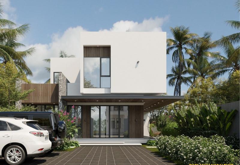 Kiến trúc biệt thự mái bằng sở hữu nét đẹp khó lỗi thời nên được nhiều gia chủ lựa chọn