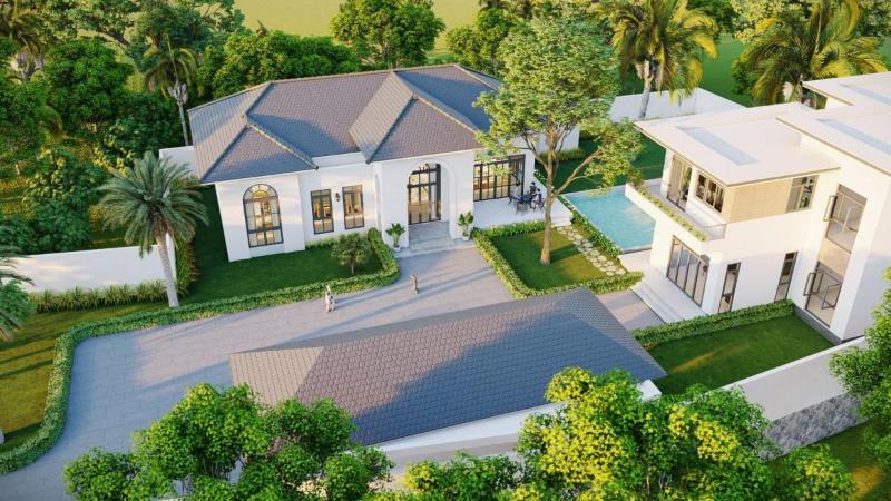 15+ Mẫu thiết kế biệt thự sân vườn 300m2 đẹp ấn tượng nhất 2026