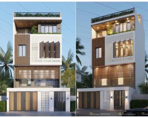 35+ Mẫu thiết kế mặt tiền nhà phố hướng Tây đẹp và thoáng mát