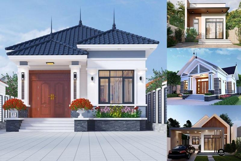 Mẫu thiết kế nhà 100m2 cấp 4 hiện đại