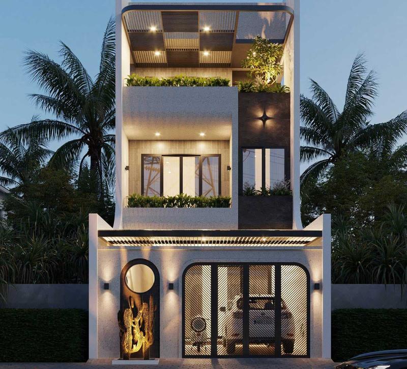 25+ Mẫu thiết kế nhà 2 tầng 6x15 đẹp, hiện đại và đầy đủ tiện nghi