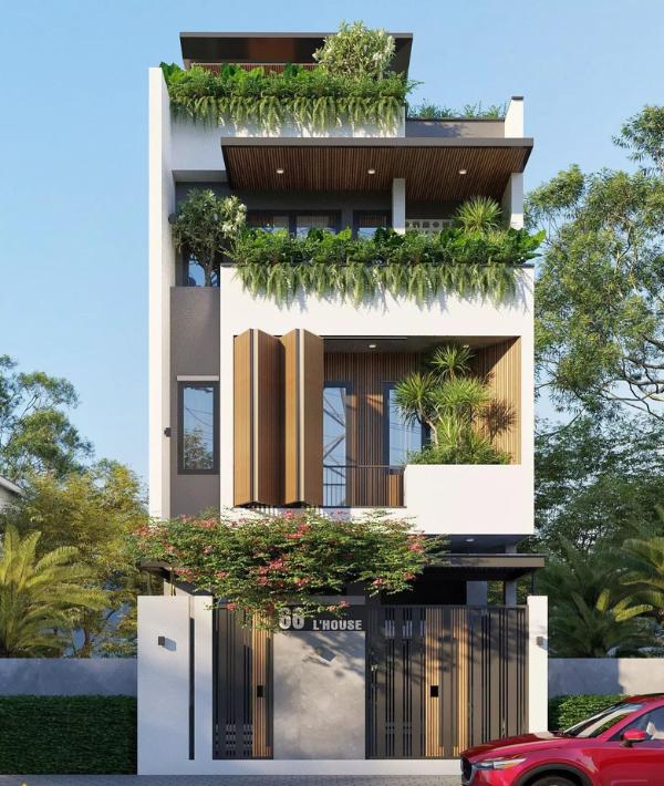 Thiết kế nhà 3 tầng