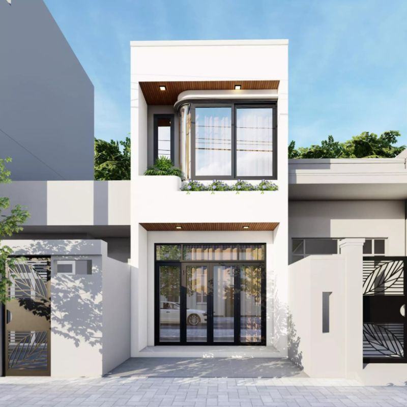 Mẫu thiết kế nhà 4x10m 3 phòng ngủ gây ấn tượng bởi sự độc đáo