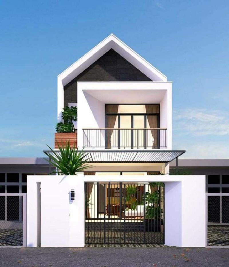 Mẫu thiết kế nhà 2 tầng mái Thái diện tích 5x10m có 3 phòng ngủ