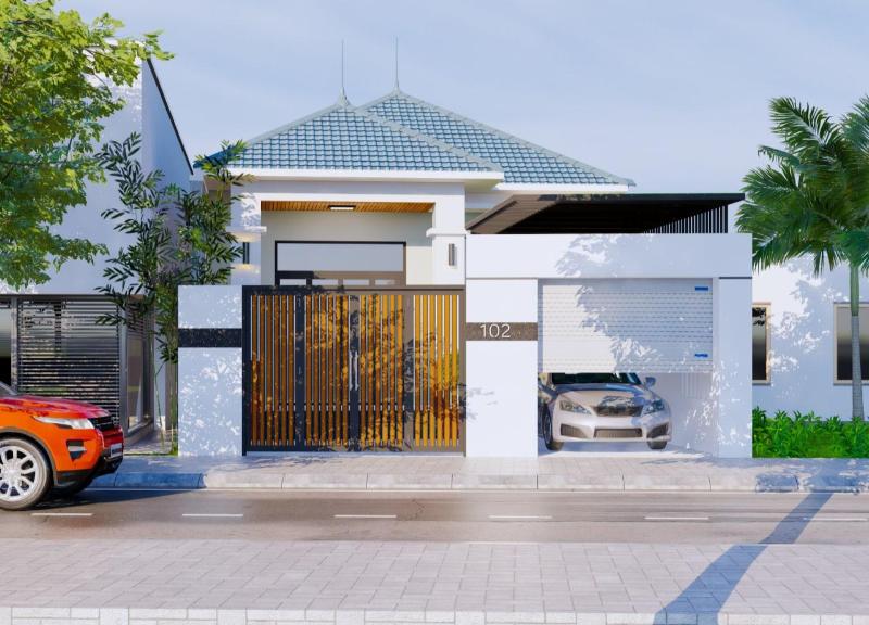 Cách tính kinh phí xây nhà cấp 4 60m2 2 phòng ngủ