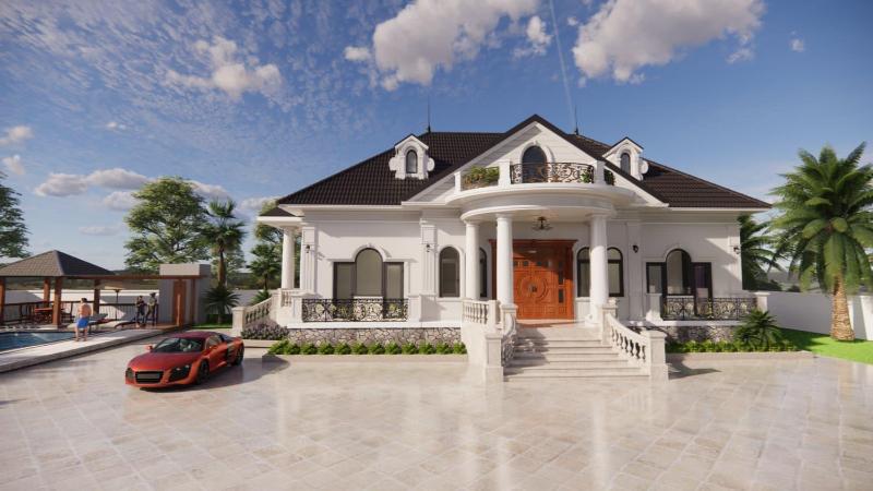 Sức hút của mẫu nhà cấp 4 tân cổ điển