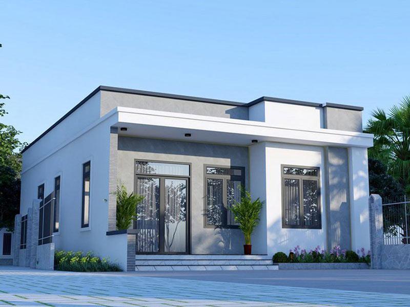 Bố trí đầy đủ các công năng tiện nghi, hiện đại trong nhà cấp 4 mái bằng ngang 6m