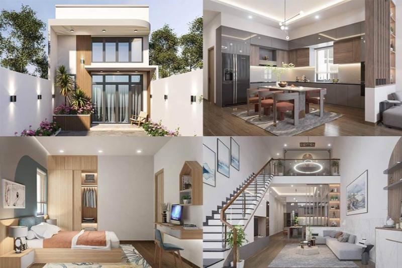 Mẫu nhà cấp 4 có gác lửng ngang 6m sở hữu thẩm mỹ ấn tượng