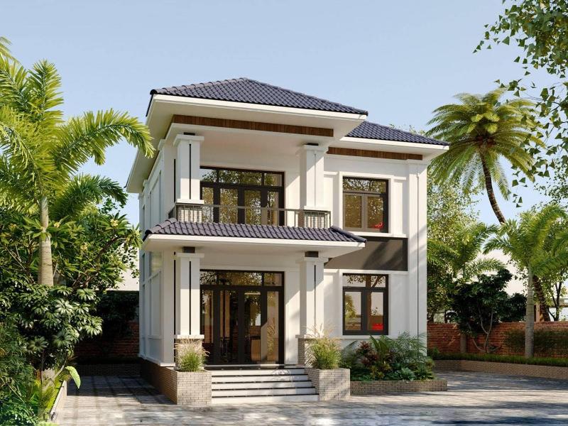 Tham khảo mẫu nhà ngang 10m sâu 8m theo phong cách tối giản