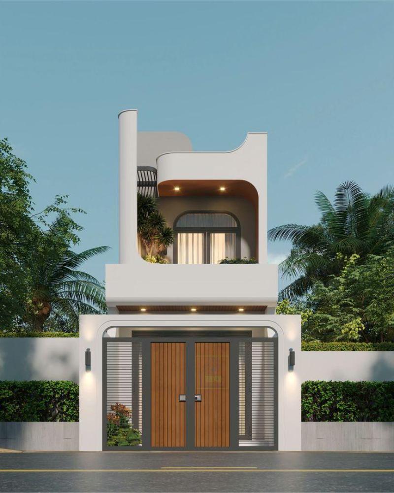 Mẫu thiết kế nhà 2 tầng 4x8m với nhiều tiện ích đi kèm