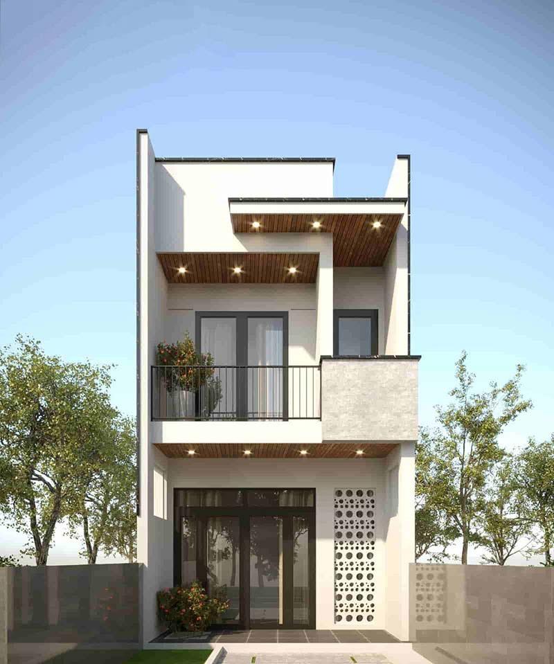 Bố trí không gian xanh cho nhà rộng 6m dài 15m giúp không gian thoáng đãng hơn