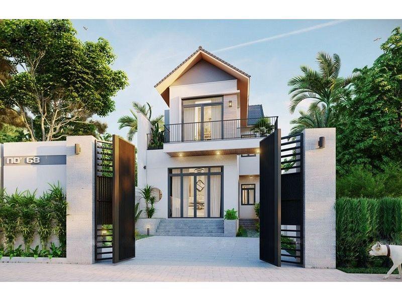 Mẫu thiết kế nhà mái Thái ngang 6m dài 18m độc đáo