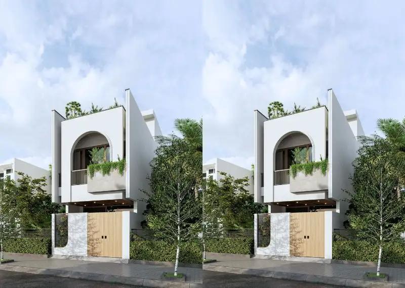 Mẫu nhà 2 tầng ngang 6m dài 18m phù hợp với nhiều phong cách khác nhau