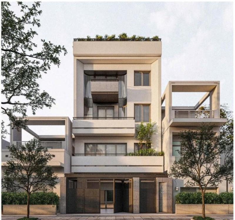 Mẫu thiết kế nhà ngang 6m dài 20m 3 tầng có đầy đủ không gian sinh hoạt cơ bản và thiết yếu cho các thành viên