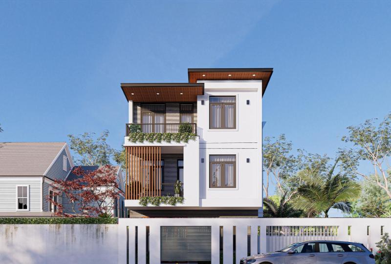 Tham khảo mẫu nhà ngang 6m dài 20m 3 tầng hiện đại