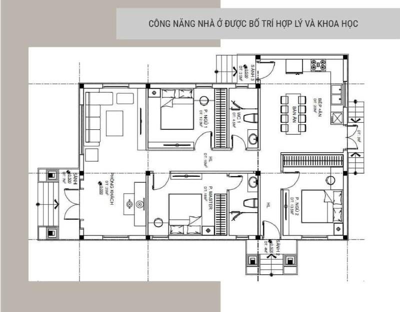 Bố trí mặt bằng công năng nhà ngang 6m dài 20m cần lưu ý gì?
