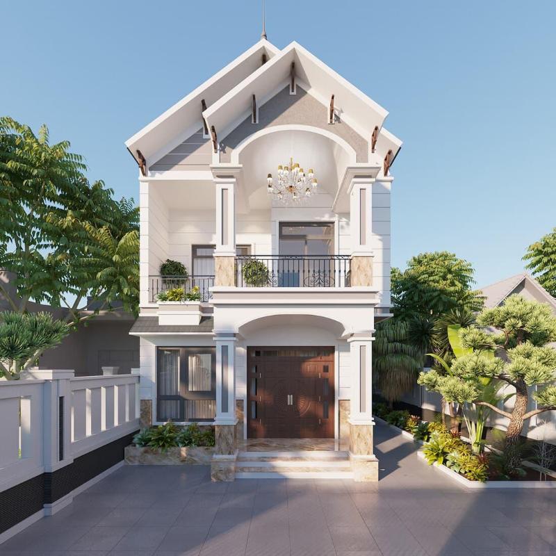 Tham khảo mẫu nhà ống 6x20m mái Thái hiện đại, sang trọng