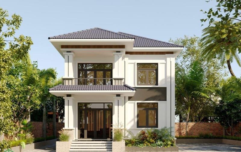 Kiến trúc nhà mái Thái hình ống thu hút bởi sự tinh xảo và sắc nét