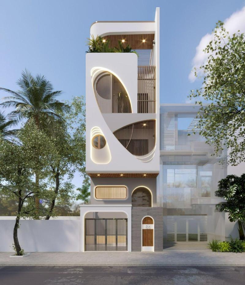 Mẫu thiết kế nhà phố 3 tầng 4x16m theo phong cách trẻ trung