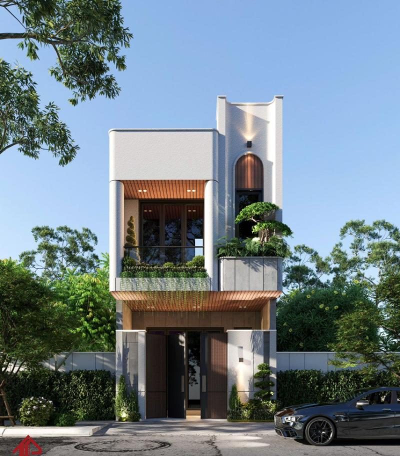 Mẫu thiết kế nhà phố mái bằng 4x16m với vẻ đẹp trẻ trung