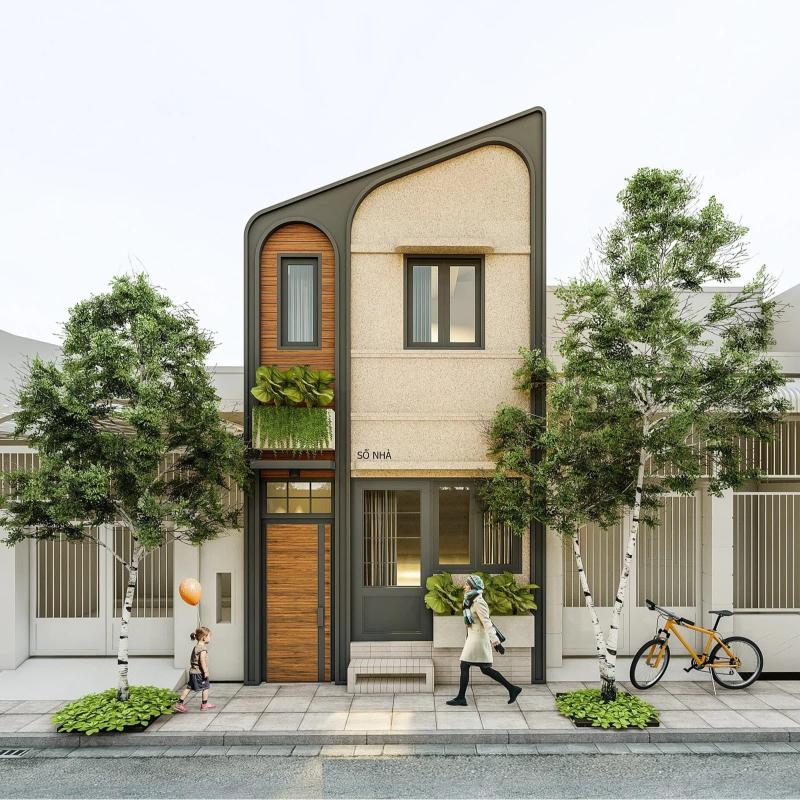 Mẫu thiết kế nhà phố 4x16m tối giản thu hút với nét đẹp mộc mạc, giản dị