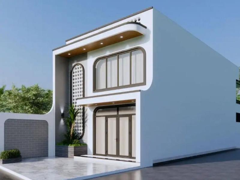 Mẫu thiết kế nhà rộng 6m dài 9m hiện đại với vẻ ngoài thu hút