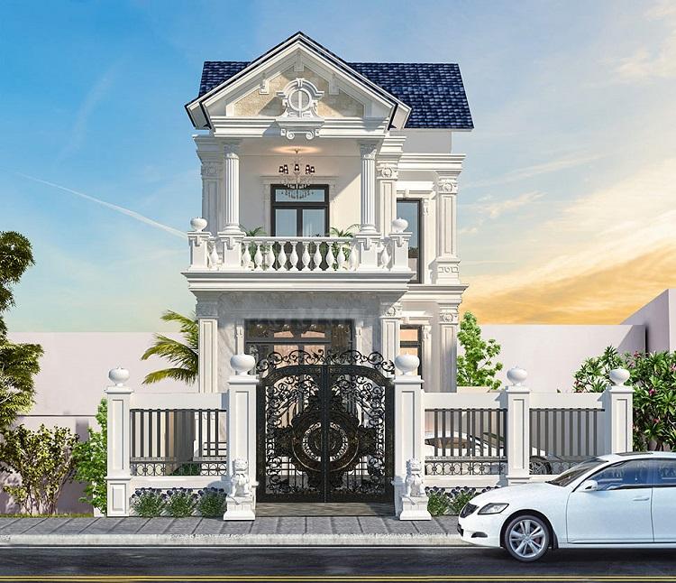 Mẫu nhà rộng 6m dài 9m tân cổ điển sở hữu vẻ đẹp riêng biệt