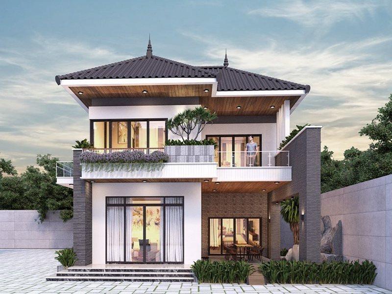 Mẫu thiết kế nhà rộng 7m dài 10m có gác lửng giúp tăng thêm diện tích sử dụng