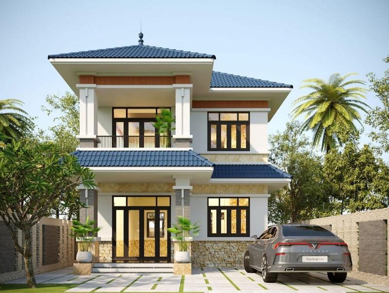 Mẫu thiết kế nhà rộng 7m dài 11m khó bố trí các không gian sử dụng