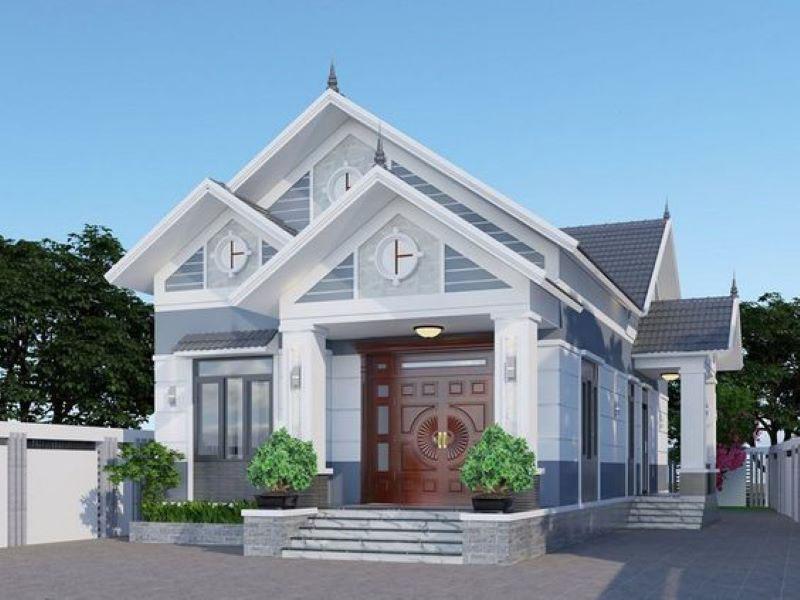 Mẫu thiết kế nhà rộng 7m dài 12m mái Thái sang trọng