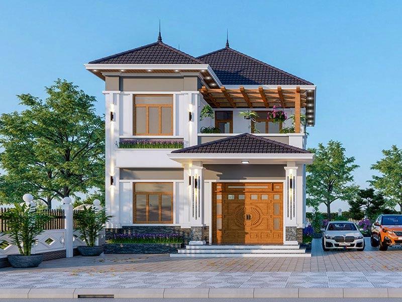 Mẫu thiết kế nhà rộng 7m dài 12m có chi phí xây dựng thấp