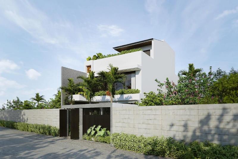 Mẫu thiết kế nhà mái bằng rộng 7m dài 12m hiện đại