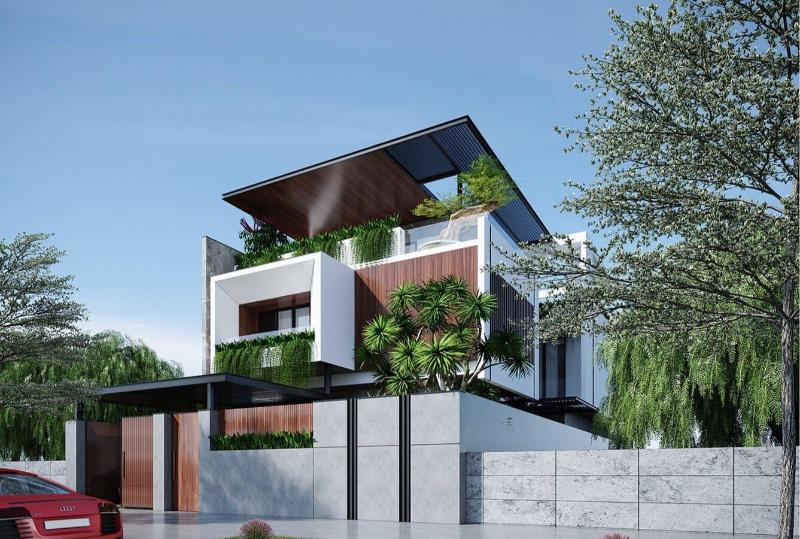 Thiết kế nhà vườn 10x20m có không gian mở, thoáng mát