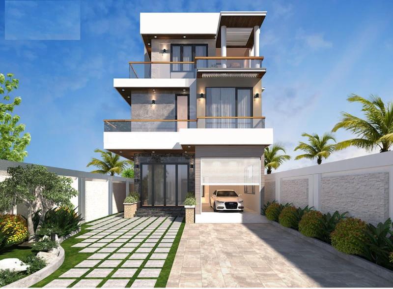 Mẫu thiết kế nhà 3 tầng sân vườn 10x20m sang trọng và đẳng cấp