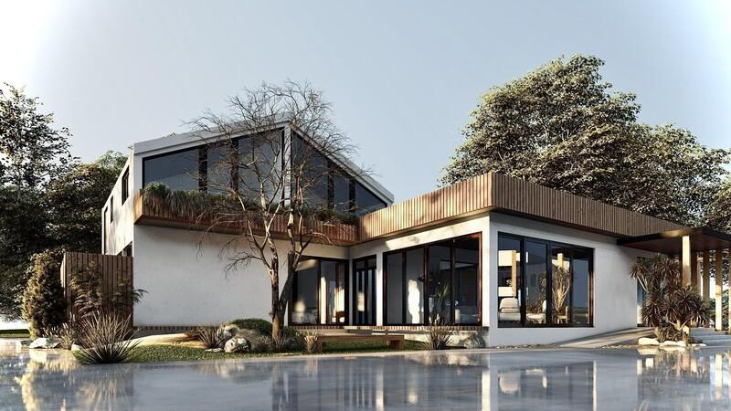 Mẫu nhà vườn đẹp với 4 phòng ngủ đáp ứng nhu cầu sinh hoạt của gia đình đông người