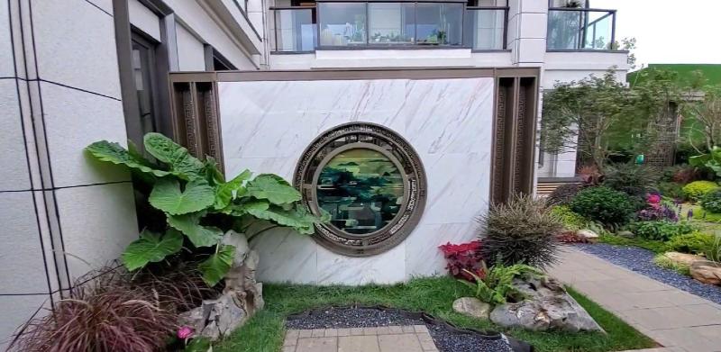 Mẫu sân vườn đẹp theo phong cách Trung Hoa