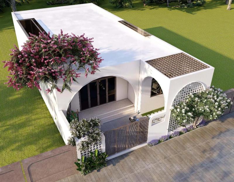 Chiêm ngưỡng mẫu mặt tiền nhà phố 1 tầng ngang 6m có gara cực kỳ ấn tượng