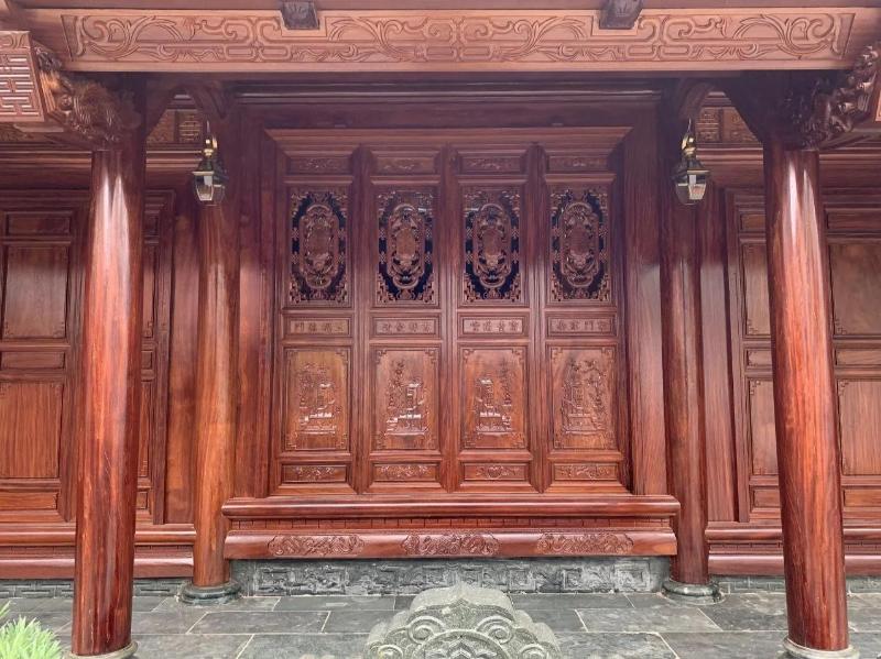 Mẫu nhà 3 gian bằng gỗ miền Bắc sở hữu thẩm mỹ ấn tượng