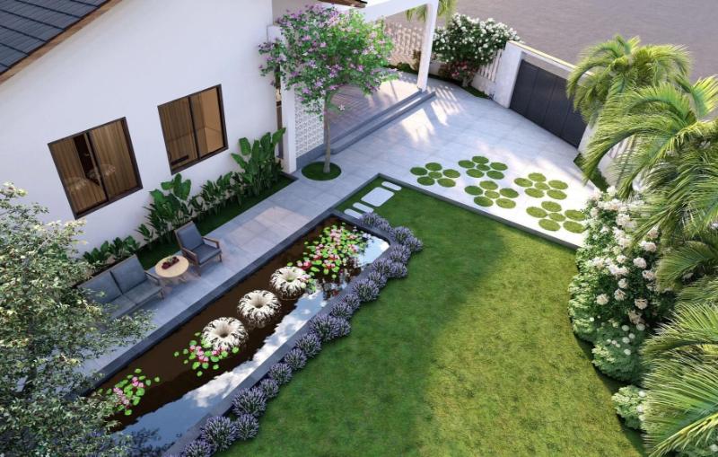 Mẫu nhà 3 gian miền Bắc bằng gỗ mang đến sự sang trọng và tinh tế