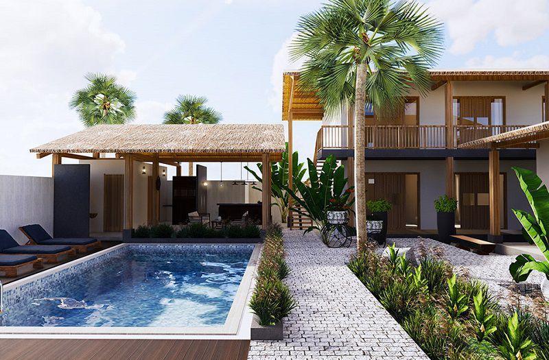 Xác định yếu tố xung quanh của sân vườn nhỏ trước nhà cấp 4 để lựa chọn chủng loại cây phù hợp