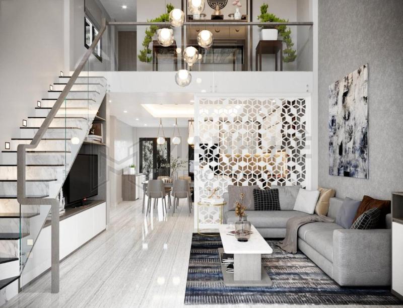 Thiết kế gác lửng làm phòng thờ