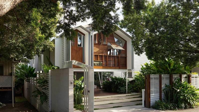 Mẫu thiết kế nhà ngang 12m sâu 10m có sân vườn rộng rãi