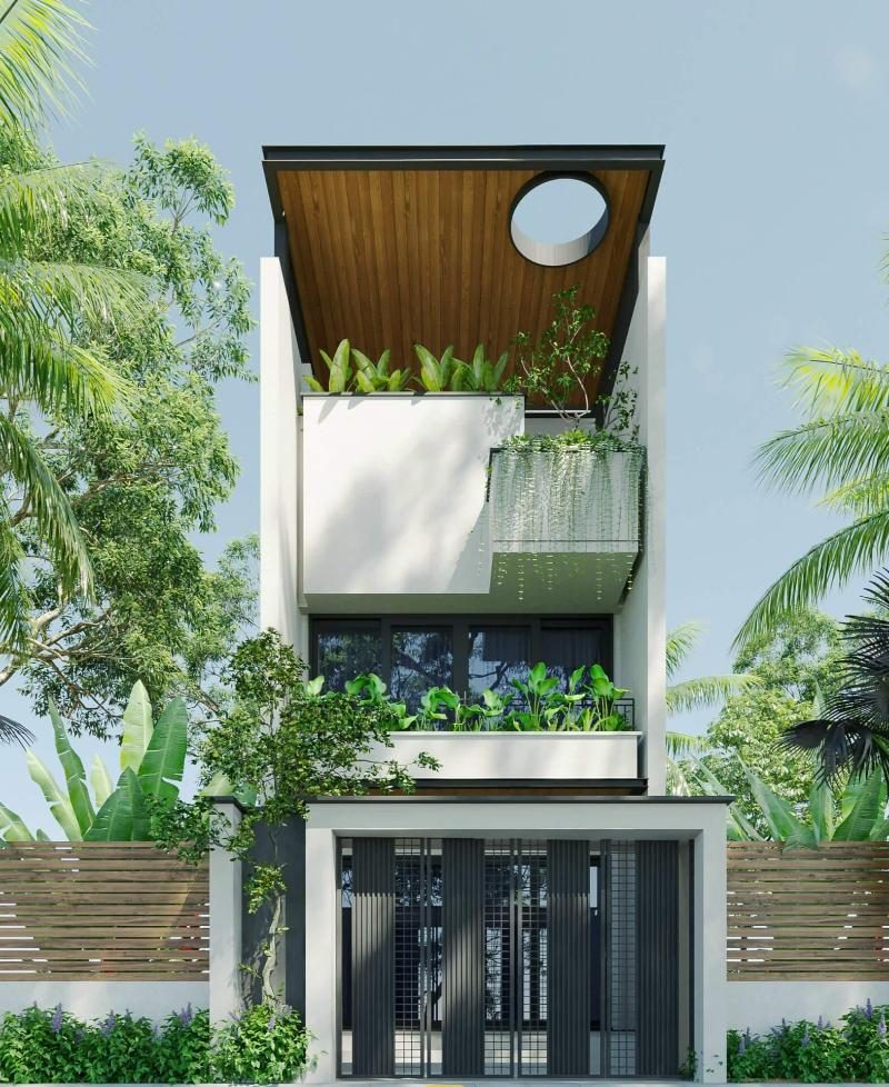 Top 25+ mẫu thiết kế nhà ngang 6m dài 14m đẹp, sang trọng 2026