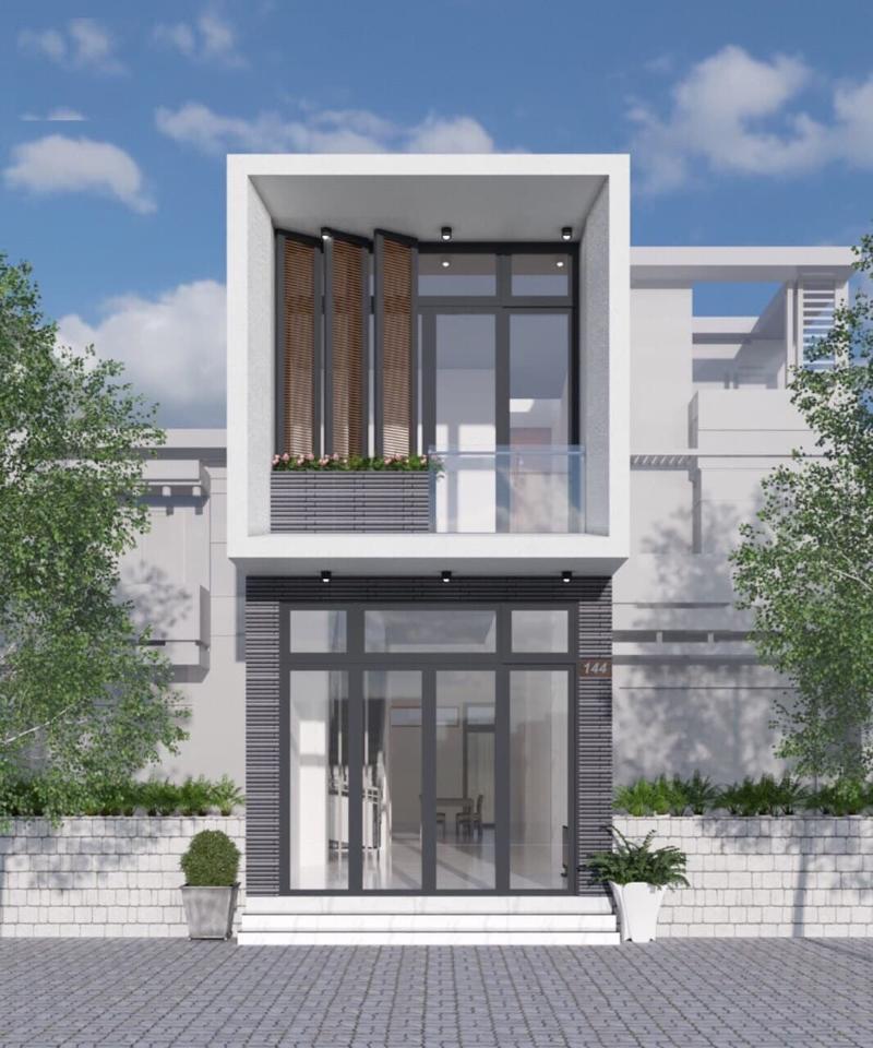 Mẫu nhà ống 2 tầng 3x20m thiết kế theo phong cách tối giản vô cùng trẻ trung 