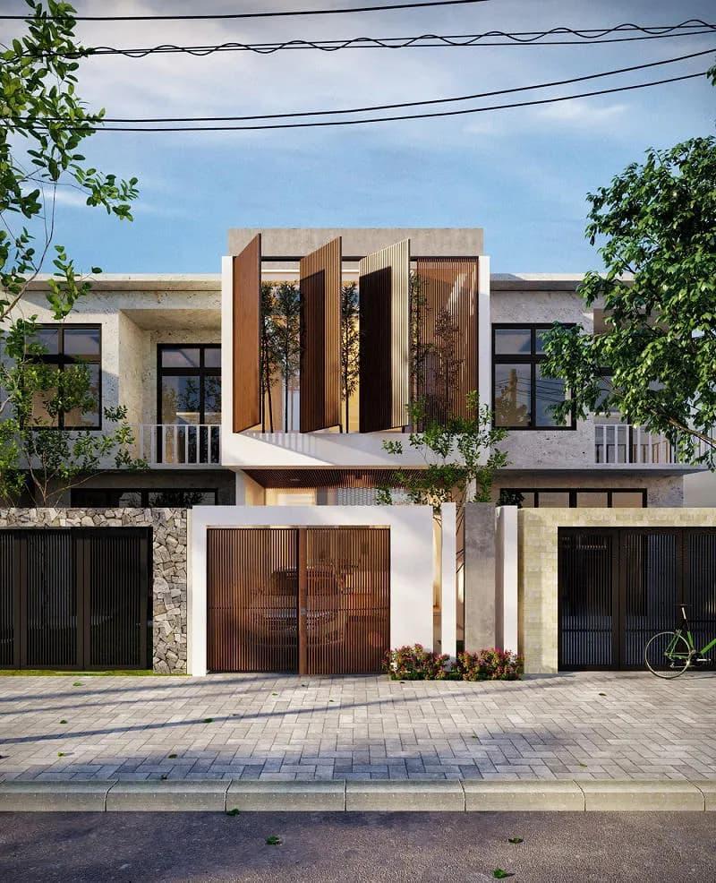 Chiêm ngưỡng mẫu thiết kế nhà ống 2 tầng 3x20 theo phong cách hiện đại, sang trọng