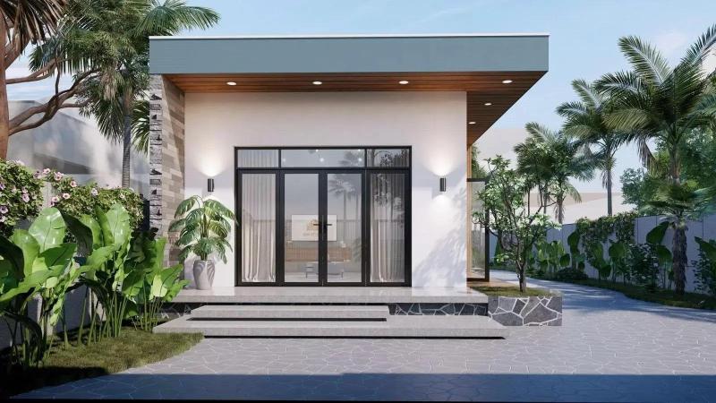 Mẫu nhà cấp 4 giá 70 triệu có sân vườn đang cực kỳ thịnh hành hiện nay